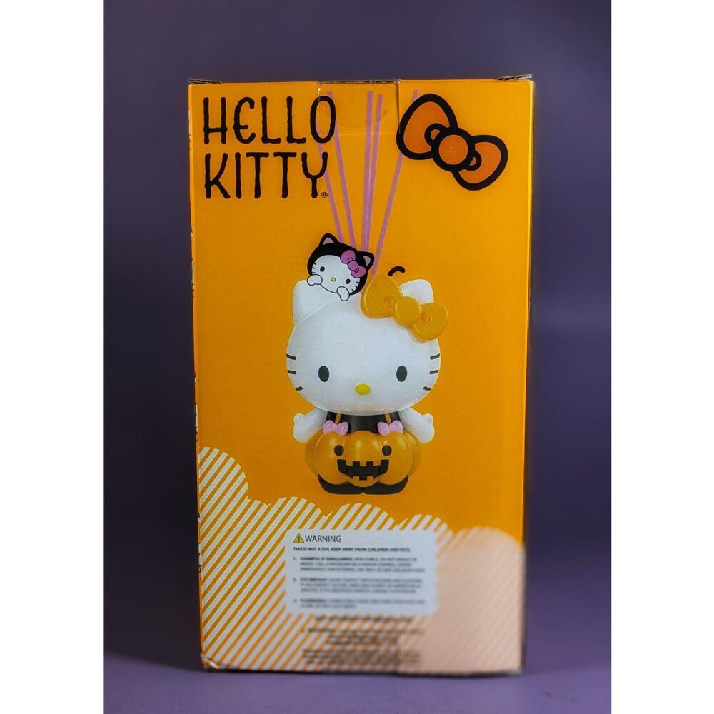Hello Kitty Halloween Pumpkin Reed Diffuser - Cinnamon Scent - Picture 6 of 7